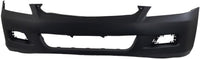 AUTOS PARTS PLUS Front Bumper Cover Primed With Fog Light Holes Direct Replacement Compatible With 2006-2007 Honda Accord HO1000235 04711SDLA90ZZ