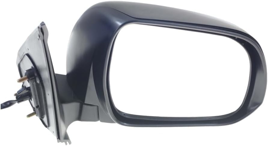 Set Of 2 Front Power Mirror Manual Folding Non-Heated Primed Plastic Left Driver & Right Passenger Side Direct Replacement Compatible With 2012-2015 Toyota Tacoma TO1321283 TO1320283