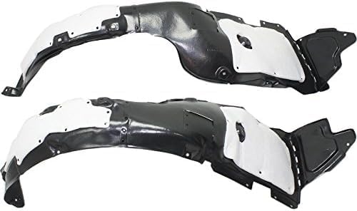 Set Of 2 Front Fender Liner Plastic Left Driver & Right Passenger Side Direct Replacement Compatible With 2014 Hyundai Sonata HY1249135 HY1248135 868123Q700 868113Q700