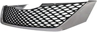 Front Grille Assembly Chrome Shell And Black Insert Plastic Direct Replacement Compatible With 2011-2017 Toyota Sienna TO1200356 5310108120