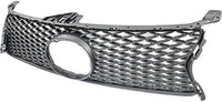 Front Grille Assembly Gray Shell And Insert Plastic Direct Replacement Compatible With 2013-2015 Lexus GS350 / 2015 Lexus GS450h LX1200142 5311130E00