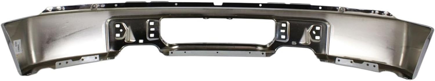 Front Bumper Face Bar Chrome Steel Direct Replacement Compatible With 2009-2014 Ford F-150 FO1002412 9L3Z17757A