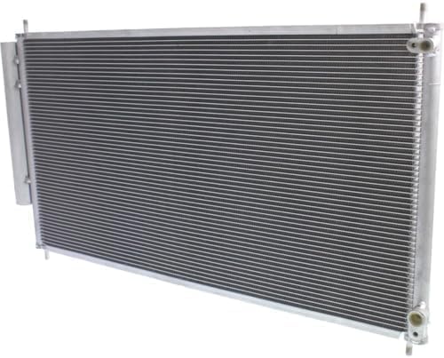 Front AC Condenser Aluminum Core Direct Replacement Compatible With 2012-2015 Honda Civic HO3030157 80110TS4T01
