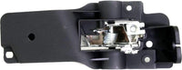 Front Interior Door Handle Chrome Lever with Primed Bezel Right Passenger Side Direct Replacement Compatible with 2008-2018 Dodge Grand Caravan / 2008-2016 Chrysler Town & Country