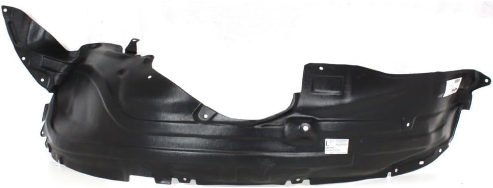 Front Fender Liner Left Driver Side Direct Replacement Compatible With 2007-2009 Mazda CX-7 MA1250106 EG2156141A