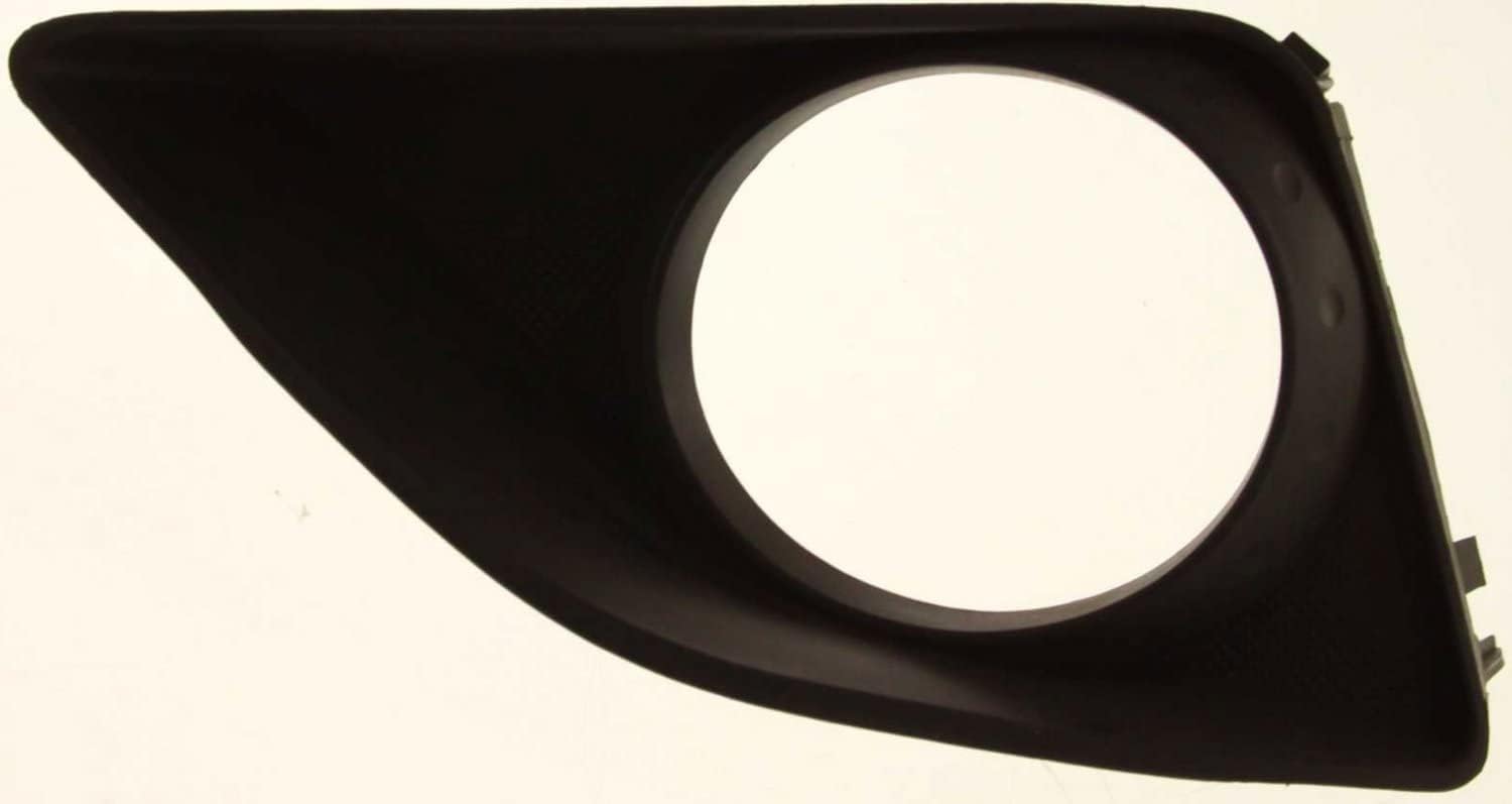Set Of 2 Front Fog Light Molding Primed Left Driver & Right Passenger Side Direct Replacement Compatible With 2009-2010 Toyota Corolla TO1039116 TO1038116 8148102100 8148202090