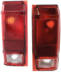 Set Of 2 Tail Light Lens And Housing Right Passenger & Left Driver Side Direct Replacement Compatible With 1991-1992 Ford Ranger FO2800143 FO2801143 F1TZ13405C F1TZ13404C