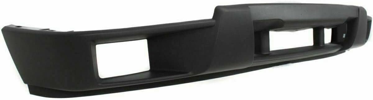 Front Bumper Lower Valance + Extension Textured Fog Light Left Driver And Right Passenger Side Direct Replacement Compatible With 2004-2012 Chevrolet Colorado GM1000722 GM2592135