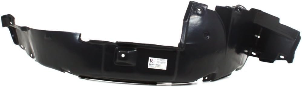 Front Fender Liner Right Passenger Side Direct Replacement Compatible With 2001-2003 Hyundai Elantra HY1249105 868122D000