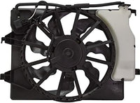 Front Radiator Single Fan Assembly Direct Replacement Compatible with 2018-2022 Hyundai Accent / 2018-2023 Kia Roi HY3115161 25380H9050