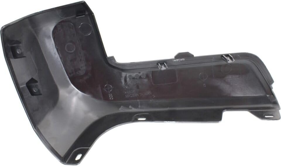 Rear Bumper End Cap Painted Black Right Passenger Side Direct Replacement Compatible With 2016-2023 Toyota Tacoma TO1105133 5215504010