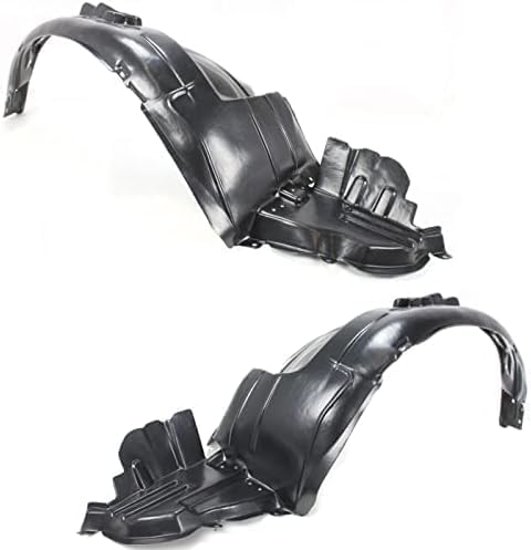 Set Of 2 Front Fender Liner Right Passenger & Left Driver Side Direct Replacement Compatible With 2006-2007 Subaru Impreza SU1249116 SU1248116 59110FE120 59110FE131