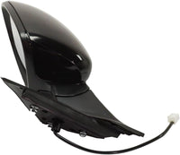 Front Power Mirror Manual Folding Non-Heated Primed Left Driver Side Direct Replacement Compatible With 2018-2022 Honda Accord HO1320328 76258TVAA02 76251TVAA01ZJ