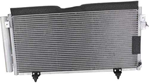Front AC Condenser Aluminum Core Direct Replacement Compatible With 2008-2016 Subaru Impreza / 2009-2013 Forester SU3030131 SU3030140 73210SC002 73210VA001