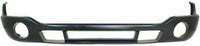 Front Bumper Chrome Steel With Brackets + Lower Valance + Extension Textured+ Fog Lamps Left & Right Side Direct Replacement Compatible With 2003-2006 GMC Sierra 1500 2500HD 3500