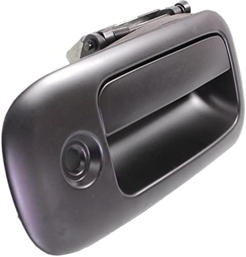 Front Exterior Door Handle Smooth Black Plastic Right Passenger Side Direct Replacement Compatible with 2003-2009 GMC Savana/Chevrolet Express Van 1500 2500 3500 FDH010058 25942272