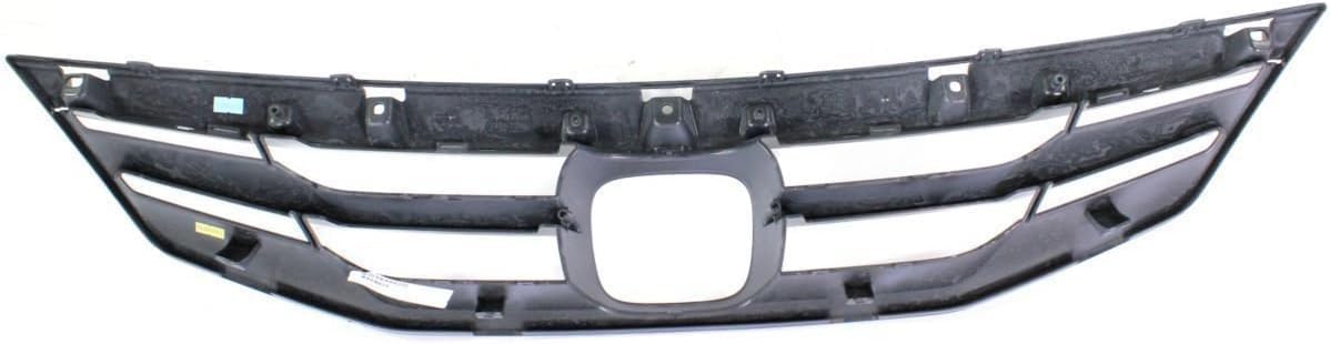 Front Grille Painted Gray Shell And Insert Direct Replacement Compatible With 2011-2012 Honda Accord HO1200202 71121TE0A11ZA