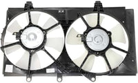 Front Dual Fan Shroud Assembly Direct Replacement Compatible with 2004-2005 Dodge Neon CH3115137 5019210AA