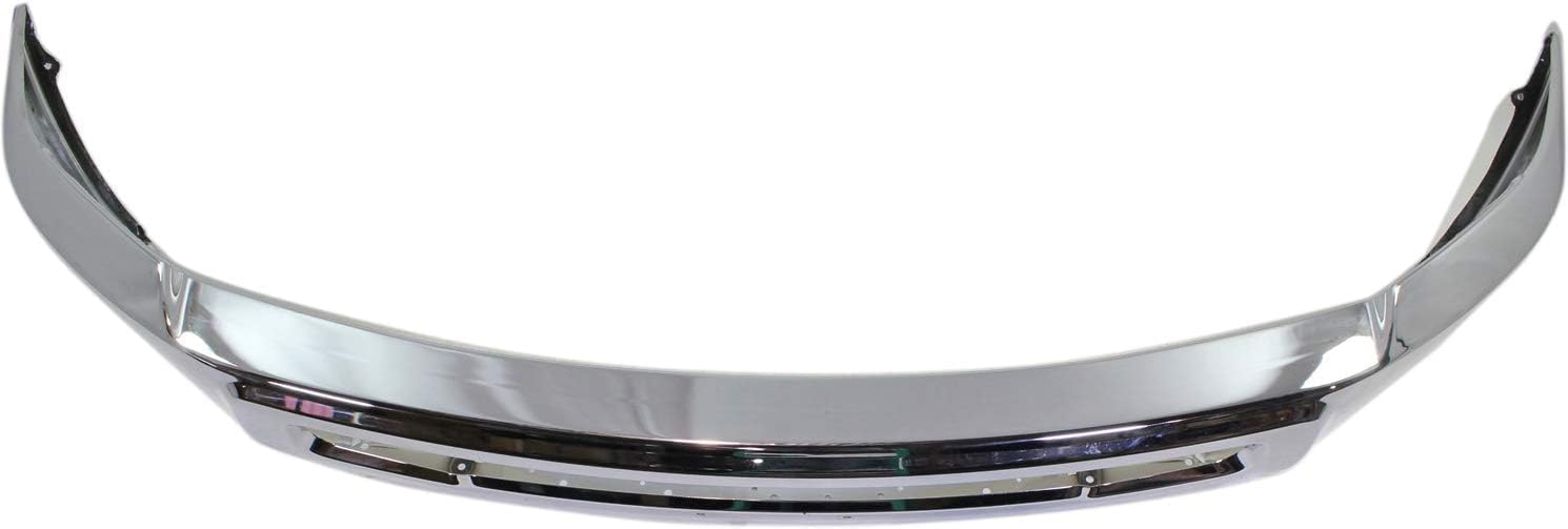 AUTOS PARTS PLUS Front Bumper Chrome Steel Without Fog Light Holes Direct Replacement Compatible With 2010-2018 Dodge Ram 2500 3500 CH1002391 68045699AB