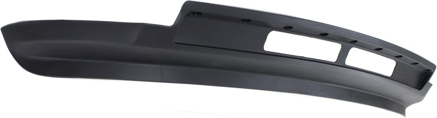AUTOS PARTS PLUS Front Bumper Chrome Without Fog Light Holes + Lower Valance Air Dam Textured Direct Replacement Compatible With 2013-2018 Ram 2500 3500 CH1002391 CH1090149 68045699AB 68196533AA