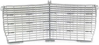 Front Grille Insert Silver Plastic Direct Replacement Compatible With 1977-1981 Mercedes Benz 280E / 1978-1985 300CD 1238880923