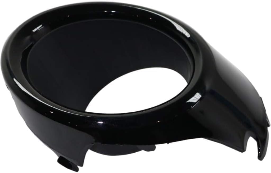 Front Fog Light Trim Molding Primed Left Driver Side Direct Replacement Compatible With 2013-2015 Honda Civic HO1038117 71117TR7A51