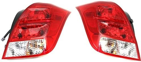 Set Of 2 Tail Light Assembly Halogen Left Driver & Right Passenger Side Direct Replacement Compatible With 2013-2022 Chevrolet Trax GM2801272 GM2800272 42599455 42599449