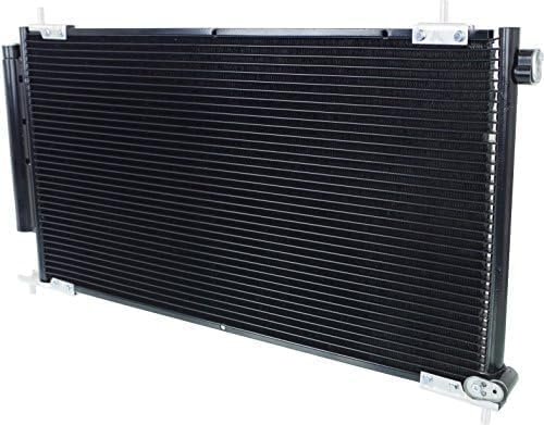 Front A/C Condenser Aluminum Core Direct Replacement Compatible With 2002-2006 Honda CR-V / 2003-2011 Element HO3030124 80110S9A013