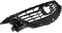 Front Grille Assembly Textured Gray Shell and Insert Plastic Direct Replacement Compatible With 2014-2017 Mazda 6 MA1200192 GHP950712E
