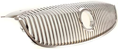 Front Grille Chrome Shell And Insert Without Moulding Direct Replacement Compatible With 2006-2009 Buick Lucerne GM1200556 25768116