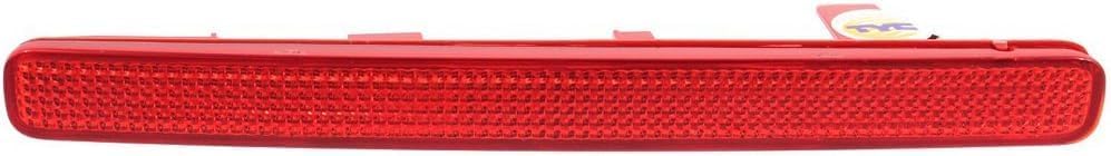 Rear Bumper Reflector Left Driver Side Direct Replacement Compatible With 2009-2014 Acura TSX AC1184100 33555TL0G01