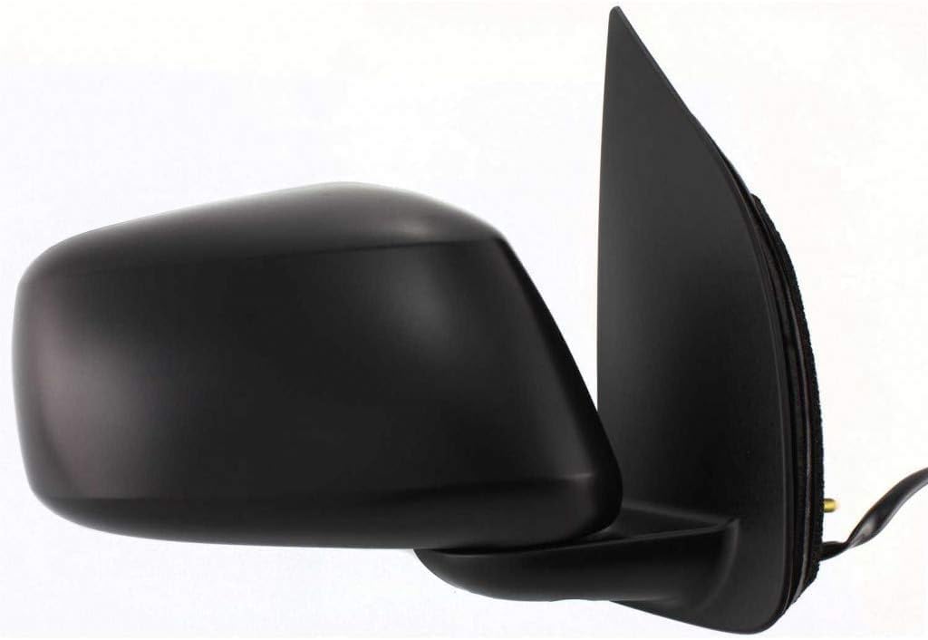 Front Power Mirror Manual Folding Textured Right Passenger Side Direct Replacement Compatible With 2005-2012 Nissan Pathfinder NI1321153 963019BC9B