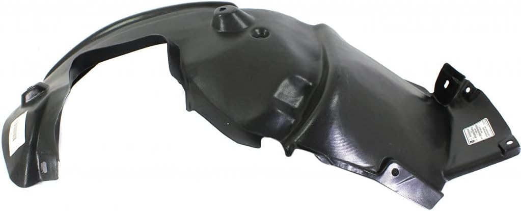Front Fender Liner Rear Section Right Passenger Side Direct Replacement Compatible With 2008-2013 BMW 1-Series BM1249107 51717207650