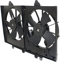 Front Dual Fan Assembly Direct Replacement Compatible with 2006-2008 Infiniti M35 / 2006-2010 M45 IN3115105 21481EH11B B1481EH11B