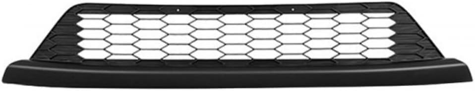 Front Bumper Lower Grille Textured Gray Plastic Direct Replacement Compatible With 2015-2017 Honda Fit HO1036121 71102T5RA00