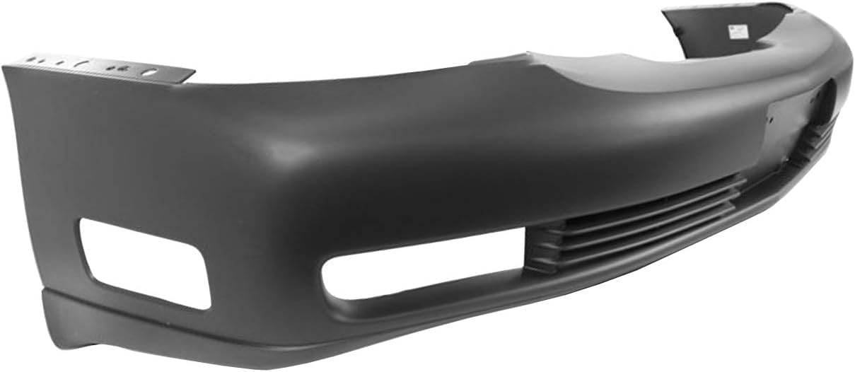 AUTOS PARTS PLUS Front Bumper Cover Primed With Fog Light Holes Direct Replacement Compatible With 2000-2005 Cadillac DeVille GM1000611 19151274