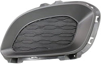Set Of 2 Front Fog Light Cover Primed Plastic Right Passenger & Left Driver Side Direct Replacement Compatible With 2012-2015 Kia Rio KI1039122 KI1038122 865241W200 865231W200