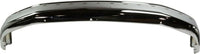 Front Bumper Chrome Steel With Molding & Without Air Intake Holes Direct Replacement Compatible With 1992-1996 Ford F-Series FO1002237 F2TZ17757B