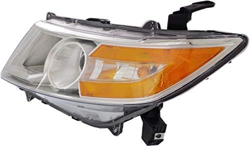 Set Of 2 Front Head Light Assembly Plastic Left Driver & Right Passenger Side Direct Replacement Compatible With 2011-2013 Honda Odyssey HO2503142 HO2502142 33100TK8A01 33150TK8A01
