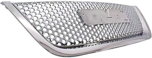 Front Grille Chrome Shell And Insert Direct Replacement Compatible With 2011-2012 GMC Acadia GM1200634 22785562