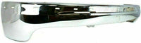 AUTOS PARTS PLUS Front Bumper Chrome Steel With Brackets + Upper Cover Textured + Lower Valance Direct Replacement Compatible With 2001-2002 Chevrolet Silverado 2500HD 3500 GM1051106 GM1092167