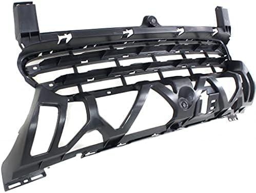 Front Bumper Center Grille Primed Plastic Direct Replacement Compatible With 2011-2014 Porsche Cayenne PO1036107 95850568301