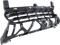 Front Bumper Center Grille Primed Plastic Direct Replacement Compatible With 2011-2014 Porsche Cayenne PO1036107 95850568301