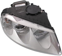 Set Of 2 Front Head Light Assembly Plastic Left Driver & Right Passenger Side Direct Replacement Compatible With 2004-2007 Volkswagen Touareg VW2503132 VW2502132
