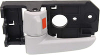 Front Inner Door Handle Light Gray Plastic Left Driver Side Direct Replacement Compatible with 2004-2009 Kia Spectra / Spectra5 KI1352118 826102F00087