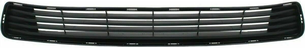 Front Bumper Cover Primed + Lower Grille + Reinforcement Steel + Fog Light Cover Textured Left & Right Side Direct Replacement Compatible With 2012-2014 Toyota Camry TO1000378