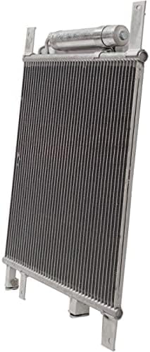 Front AC Condenser Aluminum Core Direct Replacement Compatible With 2012-2019 Nissan Versa / 2014-2019 Note NI3030169 921009EK0A