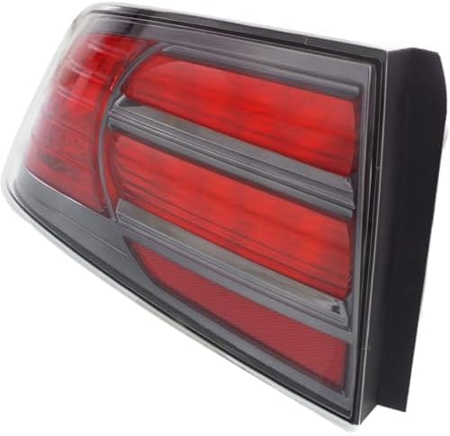 Set Of 2 Tail Light Lens And Housing Right Passenger & Left Driver Side Direct Replacement Compatible With 2007-2008 Acura TL AC2818108 AC2819108 33551SEPA21 33501SEPA21