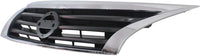 Front Grille Chrome Shell/Black Insert Direct Replacement Compatible With 2013-2015 Nissan Altima NI1200250 623103TA0A