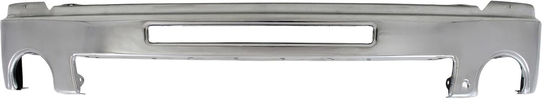 Front Bumper Chrome Steel With Air Hole Direct Replacement Compatible With 2007-2013 GMC Sierra 1500 2500/2007-2010 3500 HD GM1002834 15902856
